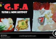 GFAミニホットポット/G.F.A. Sushi & Mini Hot Pot