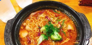 7レベルコリアンヌードル/7-Level Korean Spicy Noodles Seoul Myanmar